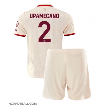 Billige Fotballdrakt Bayern Munich Dayot Upamecano #2 Replika Tredjedraktsett Barn 2024-25 Kortermet (med bukser)